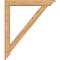 Ekena Millwork Traditional Traditional Smooth Bracket w/ Offset Brace, Western Red Cedar, 5 1/2"W x 34"D x 40"H BKT0604X34X40TRA01SWR - alternate 2